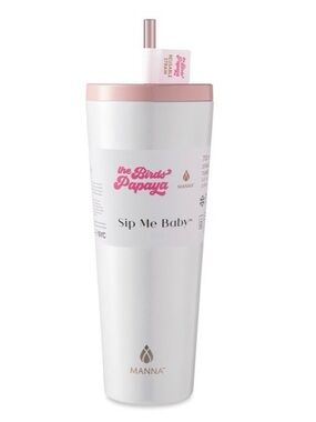 The Bird's Papaya x Manna "Sip Me Baby" Double Wall Insulated Cup 24 oz